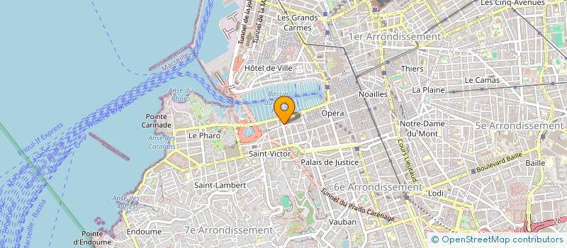 localisation de l'entreprise MADAME CAROLE SABATIER à MARSEILLE