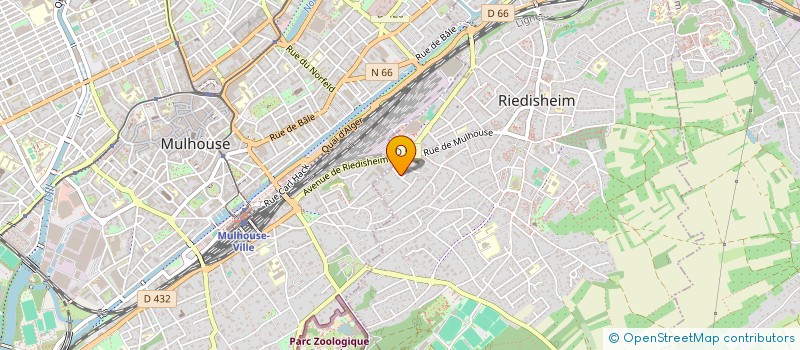 localisation de l'entreprise MADAME CAROLE SALCEDO  RIEDISHEIM