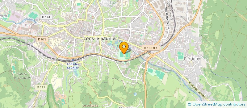 localisation de l'entreprise MADAME CAROLE SALVI à LONS LE SAUNIER