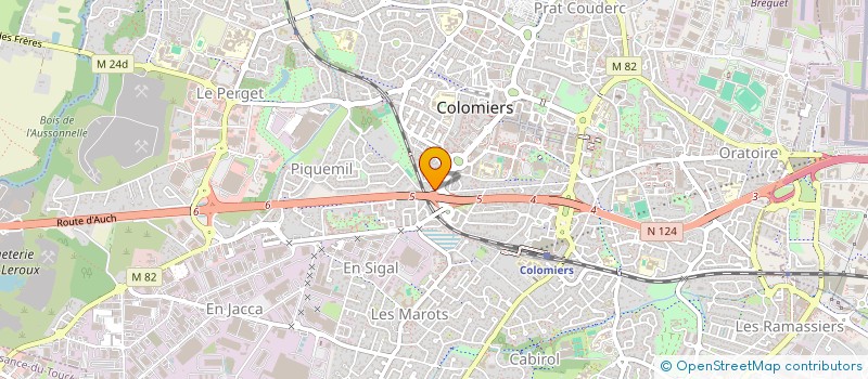localisation de l'entreprise MADAME CAROLE SALVIAT à COLOMIERS