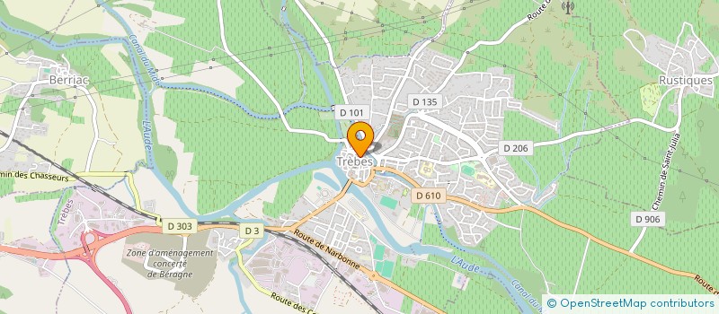 localisation de l'entreprise MADAME CAROLE SANT  TREBES