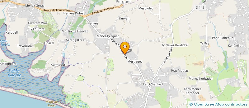 localisation de l'entreprise MADAME CAROLE SARAZIN  FOUESNANT