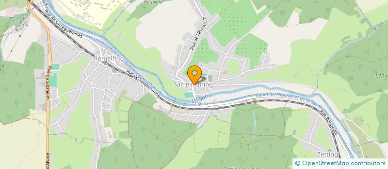 localisation de l'entreprise MADAME CAROLE SATTLER  SARREINSMING