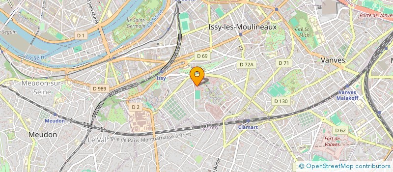 localisation de l'entreprise MADAME CAROLE SAURET à ISSY-LES-MOULINEAUX