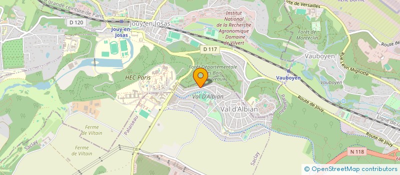 localisation de l'entreprise MADAME CAROLE SAVY  SACLAY