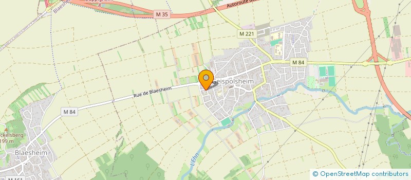 localisation de l'entreprise MADAME CAROLE SCHAEFER à GEISPOLSHEIM