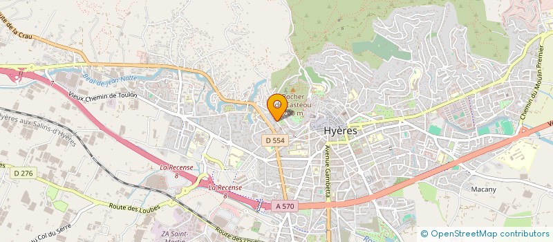 localisation de l'entreprise MADAME CAROLE SCHEFFER à HYERES