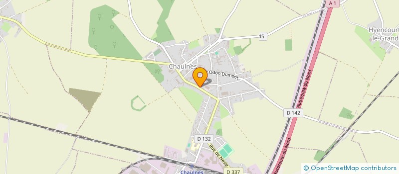 localisation de l'entreprise MADAME CAROLE SCHULZ  CHAULNES