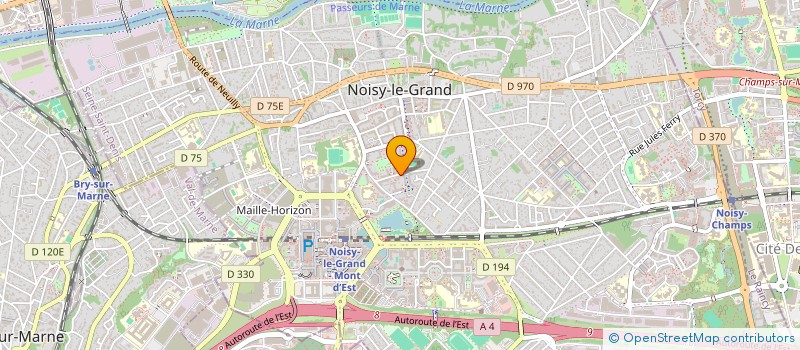 localisation de l'entreprise MADAME CAROLE SERIN  NOISY-LE-GRAND