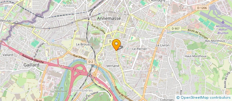 localisation de l'entreprise MADAME CAROLE SIMON à ANNEMASSE