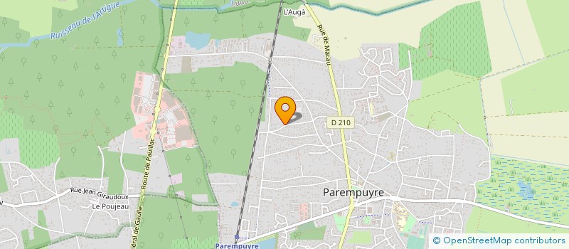 localisation de l'entreprise MADAME CAROLE SIMON  PAREMPUYRE