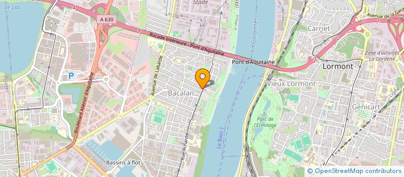 localisation de l'entreprise MADAME CAROLE SIRAULT  BORDEAUX