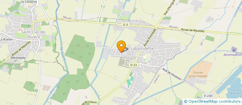 localisation de l'entreprise MADAME CAROLE SOLIGUERA  EAUNES