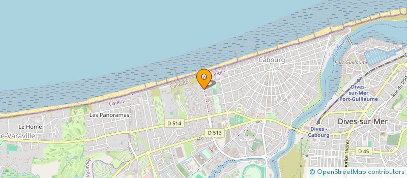 localisation de l'entreprise MADAME CAROLE SOPHIE MICHEL ADELINE  CABOURG