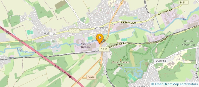 localisation de l'entreprise MADAME CAROLE SOURD  WIZERNES