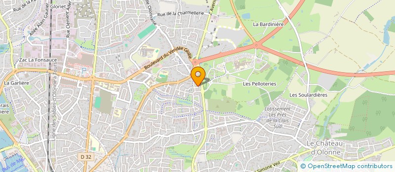 localisation de l'entreprise MADAME CAROLE SOURY à LES SABLES D'OLONNE