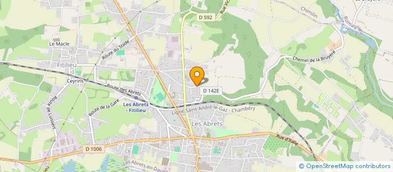localisation de l'entreprise MADAME CAROLE STAAT  LES ABRETS-EN-DAUPHINE