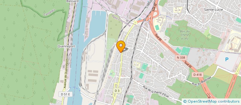 localisation de l'entreprise MADAME CAROLE STAELEN  PETIT-COURONNE