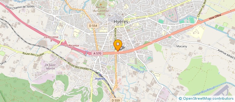 localisation de l'entreprise MADAME CAROLE STORHAYE à HYERES