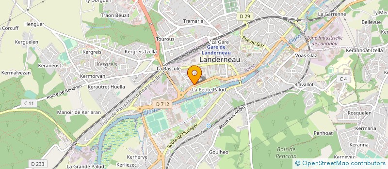 localisation de l'entreprise MADAME CAROLE TANTER à LANDERNEAU