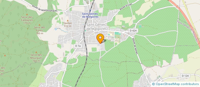 localisation de l'entreprise MADAME CAROLE TARRAGO à SAINT-GENIES-DE-MALGOIRES