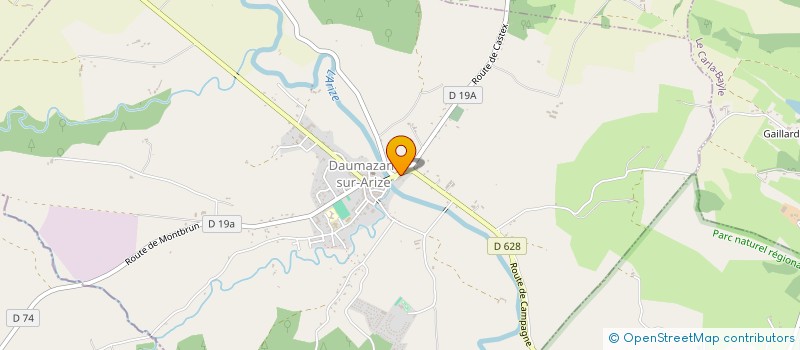 localisation de l'entreprise MADAME CAROLE TAULELLE à DAUMAZAN-SUR-ARIZE