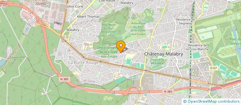 localisation de l'entreprise MADAME CAROLE TCHUINDEM  CHATENAY-MALABRY