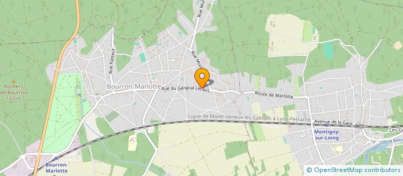 localisation de l'entreprise MADAME CAROLE TCHUNGAING KAMGAING  BOURRON-MARLOTTE