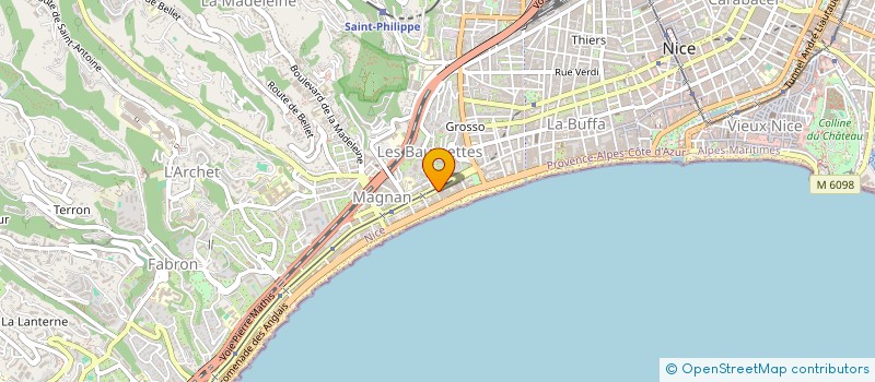 localisation de l'entreprise MADAME CAROLE TEODORE  NICE