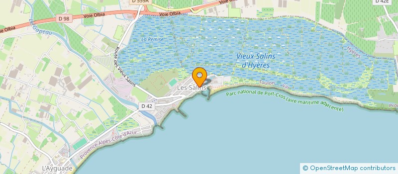 localisation de l'entreprise MADAME CAROLE TERRIER  HYERES