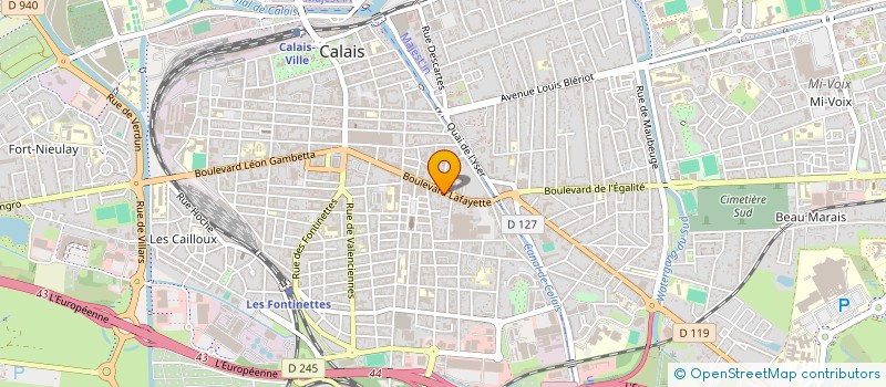 localisation de l'entreprise MADAME CAROLE THERNISIEN  CALAIS