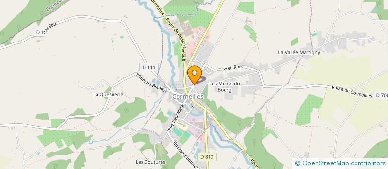 localisation de l'entreprise MADAME CAROLE THOMAS à CORMEILLES