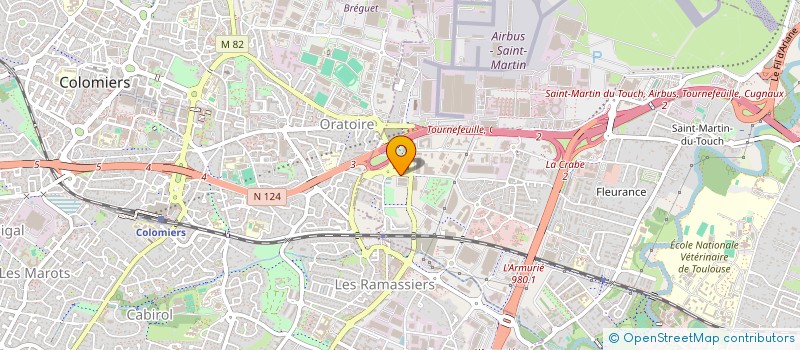 localisation de l'entreprise MADAME CAROLE THOMAS à TOULOUSE