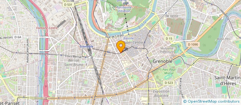 localisation de l'entreprise MADAME CAROLE THOUVARD  GRENOBLE