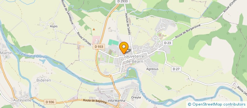 localisation de l'entreprise MADAME CAROLE TIBILETTI  SAUVETERRE-DE-BEARN