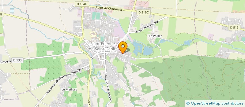 localisation de l'entreprise MADAME CAROLE TIRARD  SAINT-ETIENNE-DE-SAINT-GEOIRS