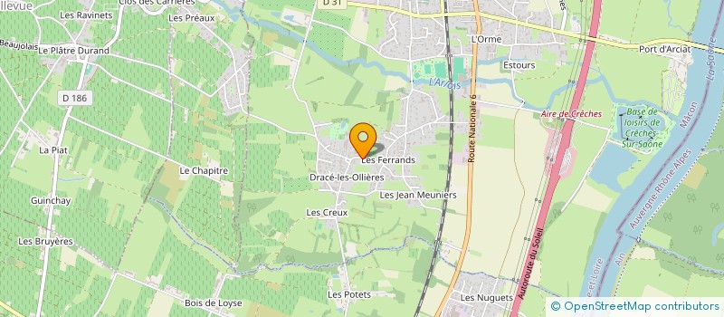 localisation de l'entreprise MADAME CAROLE TITEUX  CRECHES-SUR-SAONE