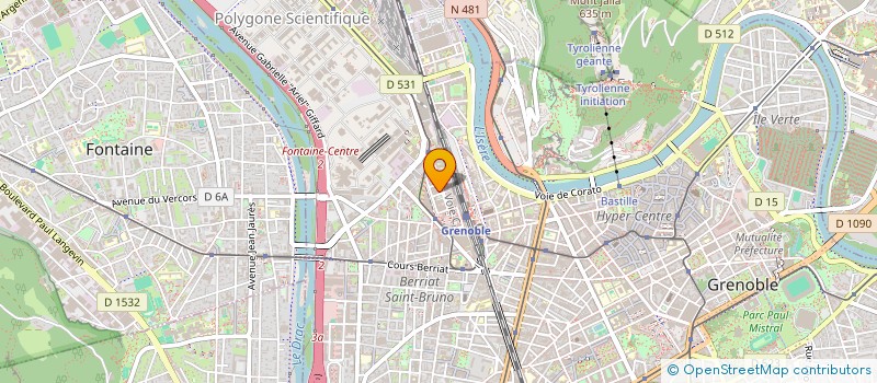 localisation de l'entreprise MADAME CAROLE TONEGUZZI à GRENOBLE