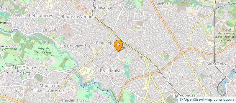 localisation de l'entreprise MADAME CAROLE TOUCHARD à NANTES