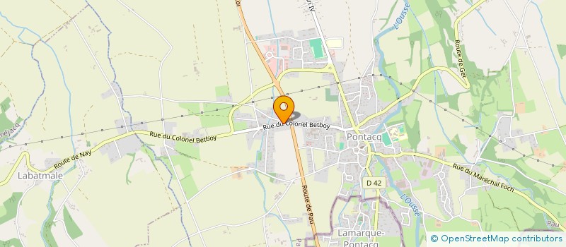 localisation de l'entreprise MADAME CAROLE TOULOUSE  PONTACQ