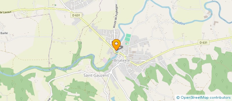 localisation de l'entreprise MADAME CAROLE TOURNIER  BRIATEXTE