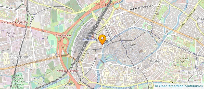 localisation de l'entreprise MADAME CAROLE TOUVET  STRASBOURG