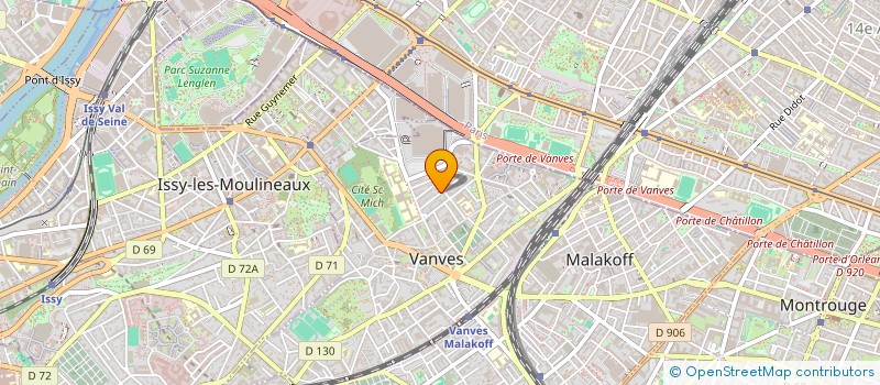 localisation de l'entreprise MADAME CAROLE TOUZAN  VANVES