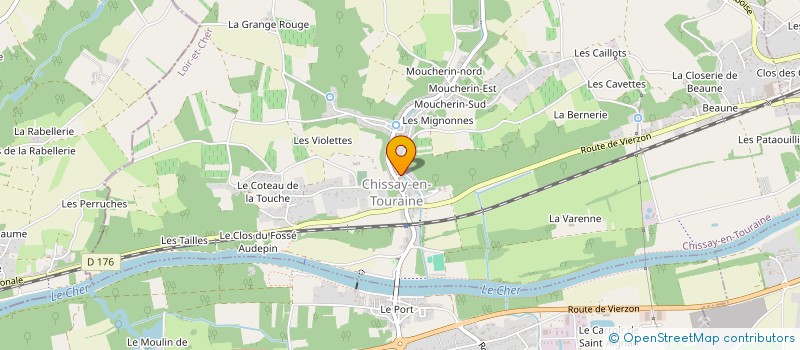 localisation de l'entreprise MADAME CAROLE TRACHAIT  LE CONTROIS-EN-SOLOGNE