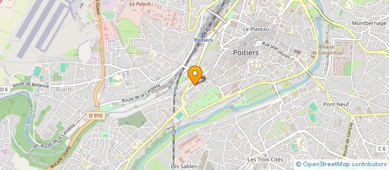 localisation de l'entreprise MADAME CAROLE TRANCHET  POITIERS