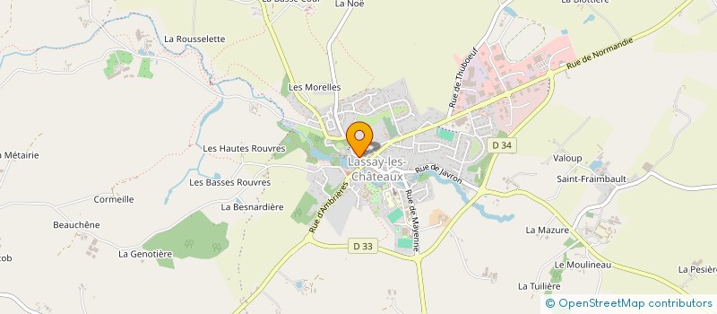 localisation de l'entreprise MADAME CAROLE TREBOUET  LASSAY-LES-CHATEAUX