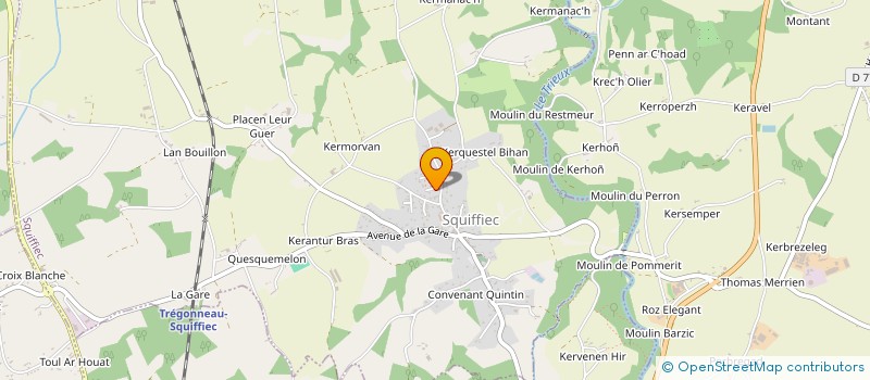 localisation de l'entreprise MADAME CAROLE TREHOREL  SQUIFFIEC