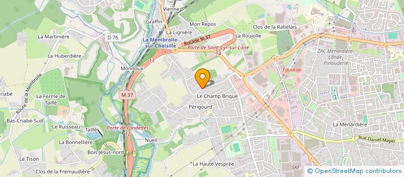 localisation de l'entreprise MADAME CAROLE TRINQUIER à SAINT-CYR-SUR-LOIRE