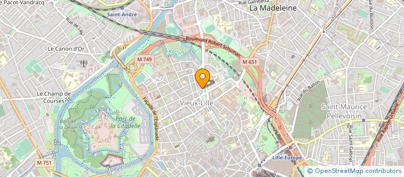 localisation de l'entreprise MADAME CAROLE TROUFLEAU à LILLE