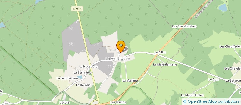 localisation de l'entreprise MADAME CAROLE TROUILLET à LA VENTROUZE
